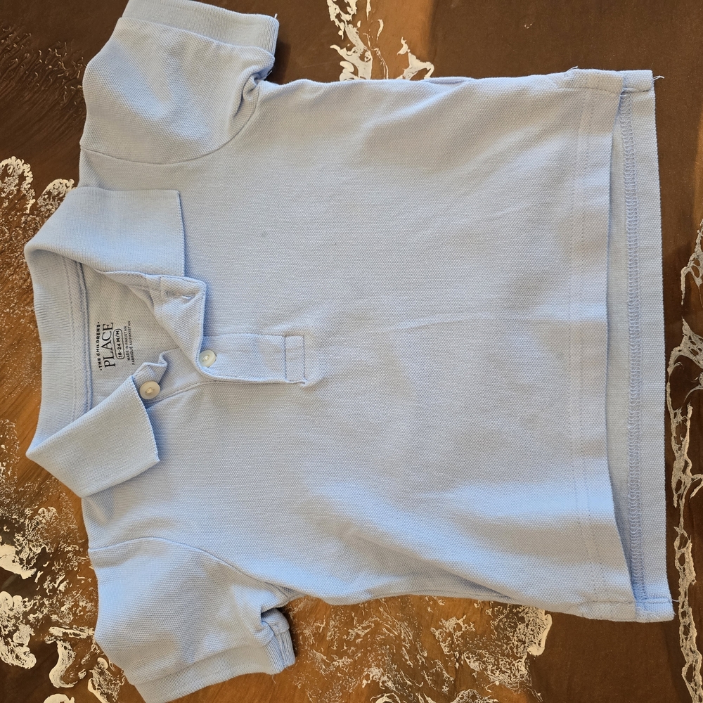 Children's Place Light Blue Polo Shirt